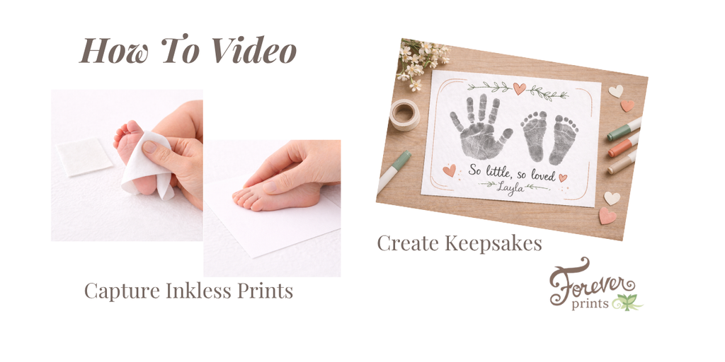 Ink-less Print Kit. Mess free hand and footprint kit – Inkless Print ...